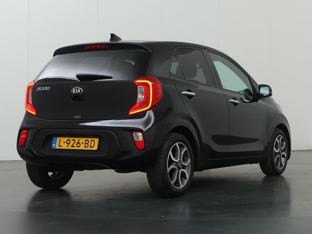 Kia Picanto 1.0 DPi DynamicPlusLine | Keyless | Navigatie |, Auto's, Voorwielaandrijving, Stof, Gebruikt, 4 stoelen