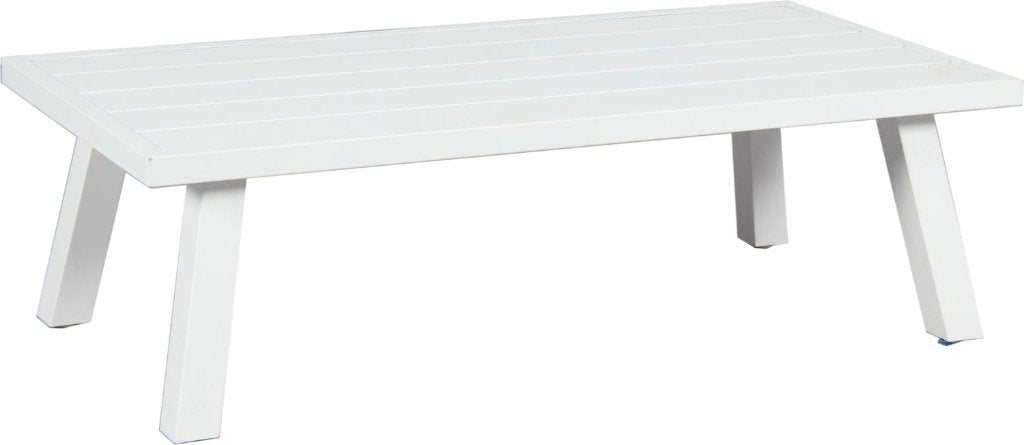 Witte tuin loungetafel Clara (Intratuin) - NIEUW, Tuin en Terras, Tuintafels, Ophalen, Nieuw, Rechthoekig, Aluminium