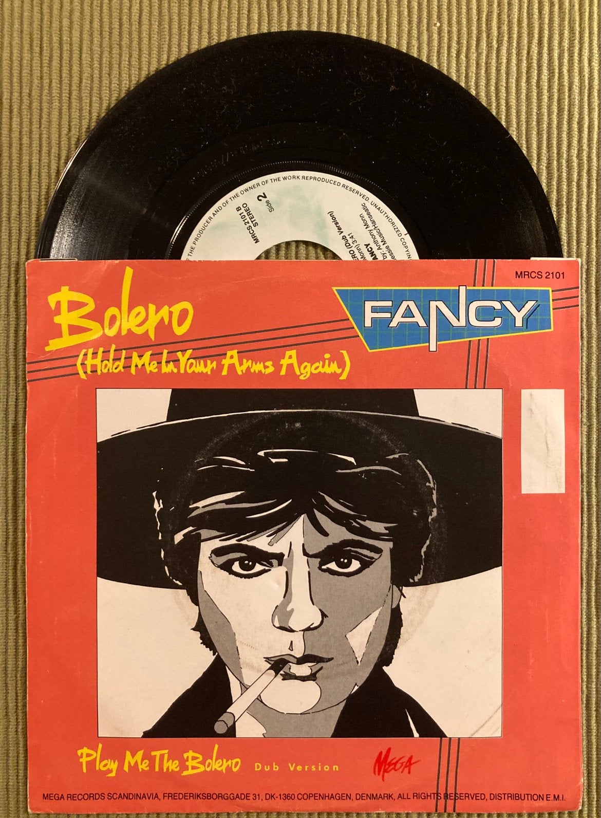 Vinyl single Fancy - Bolero, Cd's en Dvd's, Vinyl Singles, Gebruikt, 7 inch, Ophalen of Verzenden, Dance en House
