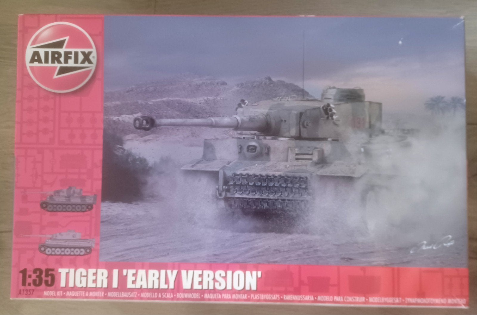 Airfix Hornby 1:35 early version Tiger I tank bouwdoos, Ophalen of Verzenden, Nieuw, 1:35 tot 1:50