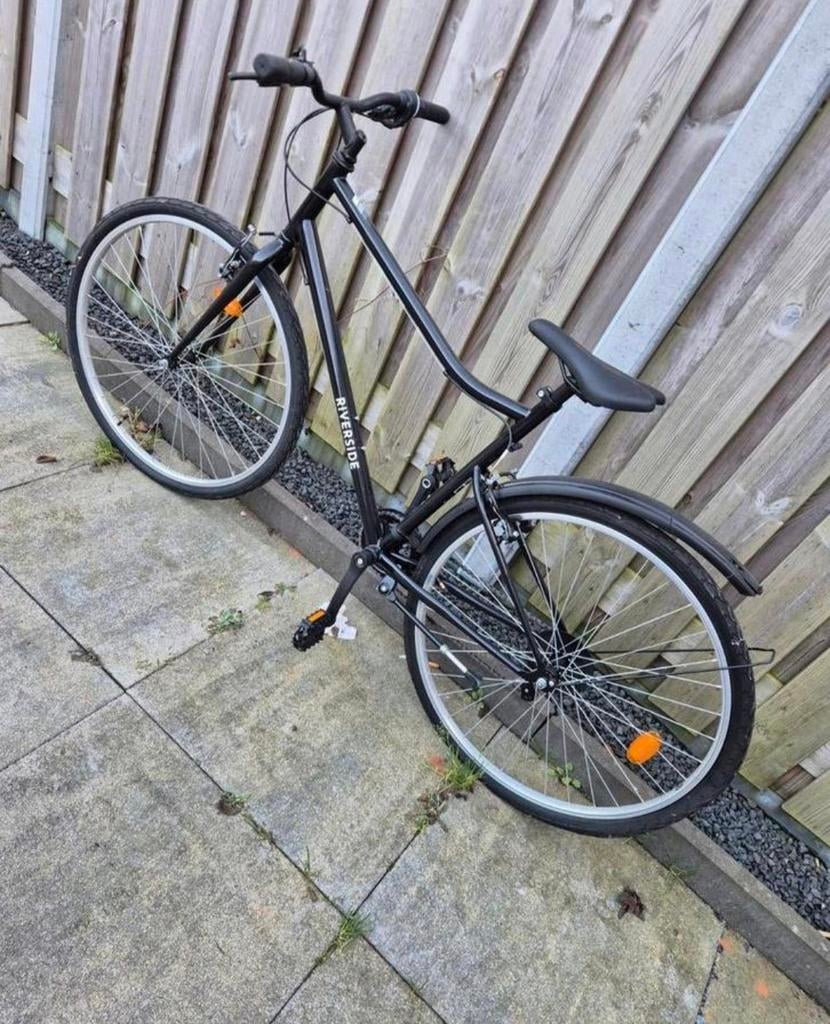 Decathlon Riverside 100 heren fiets, Fietsen en Brommers, Ophalen, Zo goed als nieuw, Overige merken, Versnellingen