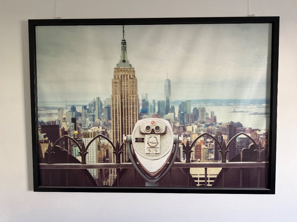 Poster schilderij ikea New York groot 140cm x 100cm, Ophalen, 125 cm of meer, Zo goed als nieuw, Foto of Poster