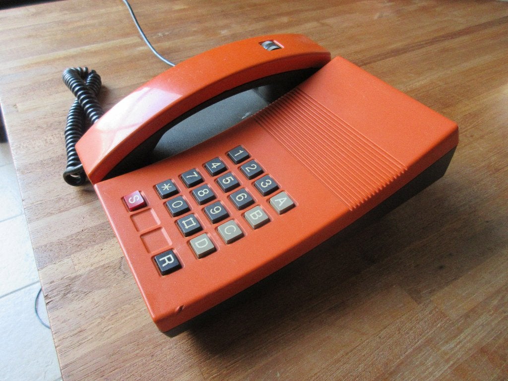 Telefoon oranje 76E Digitel 2000 Jacob Jensen, Ophalen of Verzenden