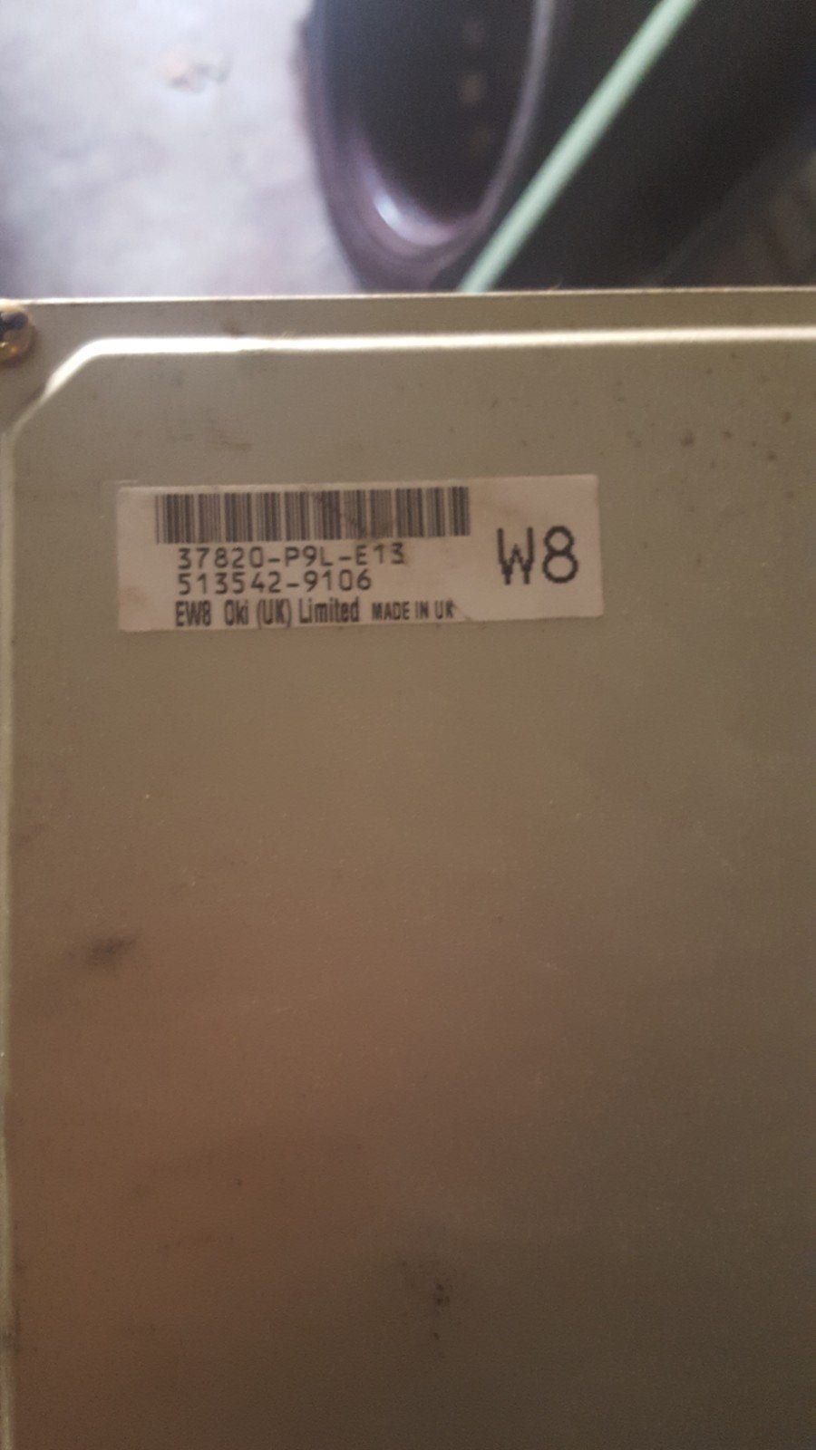 ECU Honda 37820-P9L-E13 W8 - D serie, Ophalen of Verzenden, Gebruikt, Honda