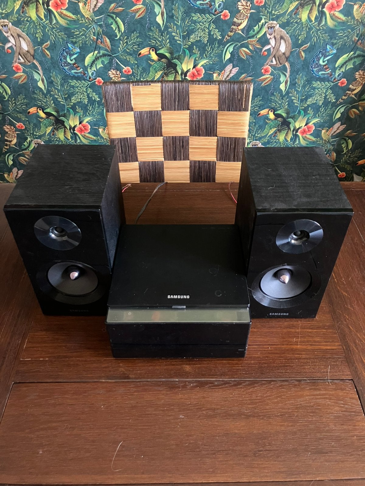 Samsung speakerset + DVD/Home Theater speler, Werkend getest, Overige merken, 70 watt of meer, Ophalen of Verzenden, Zo goed als nieuw