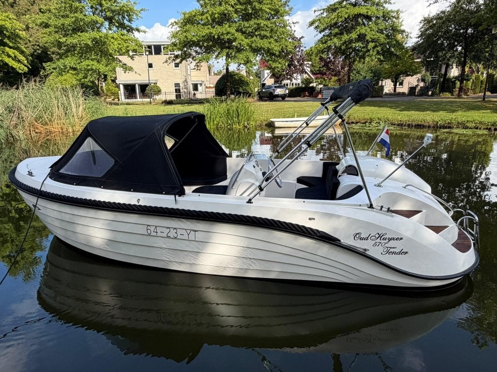 Luxe Oud Huijzer 570 Tender Sloep incl. Suzuki 60PK 4-takt, Gebruikt, 6 m, Wfwatersport@botenverhuurhoorn.nl, 2 m