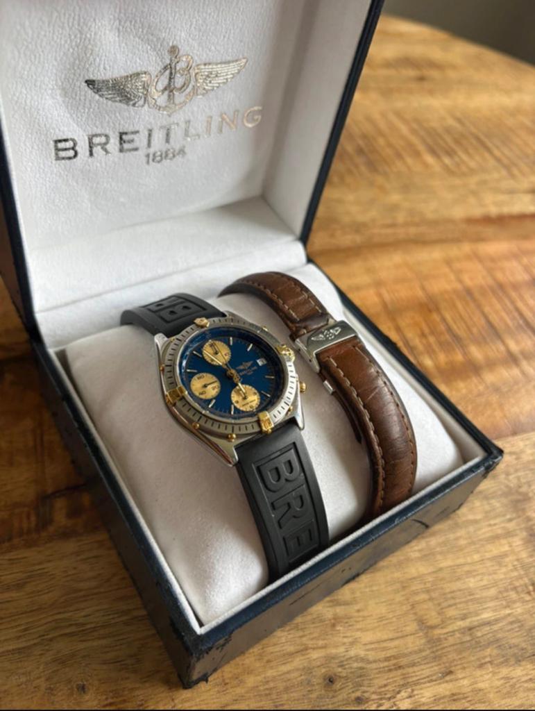 Breitling Chronomat vintage 1993, Gebruikt, Breitling, Polshorloge, Overige materialen