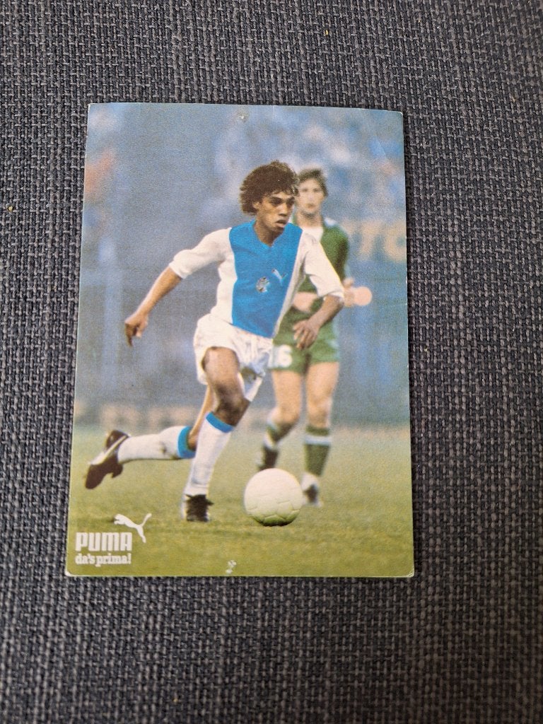 Puma Spelerskaart Simon Tahamata Ajax, Verzamelen, Sportartikelen en Voetbal, Verzenden, Zo goed als nieuw, Ajax, Spelerskaart