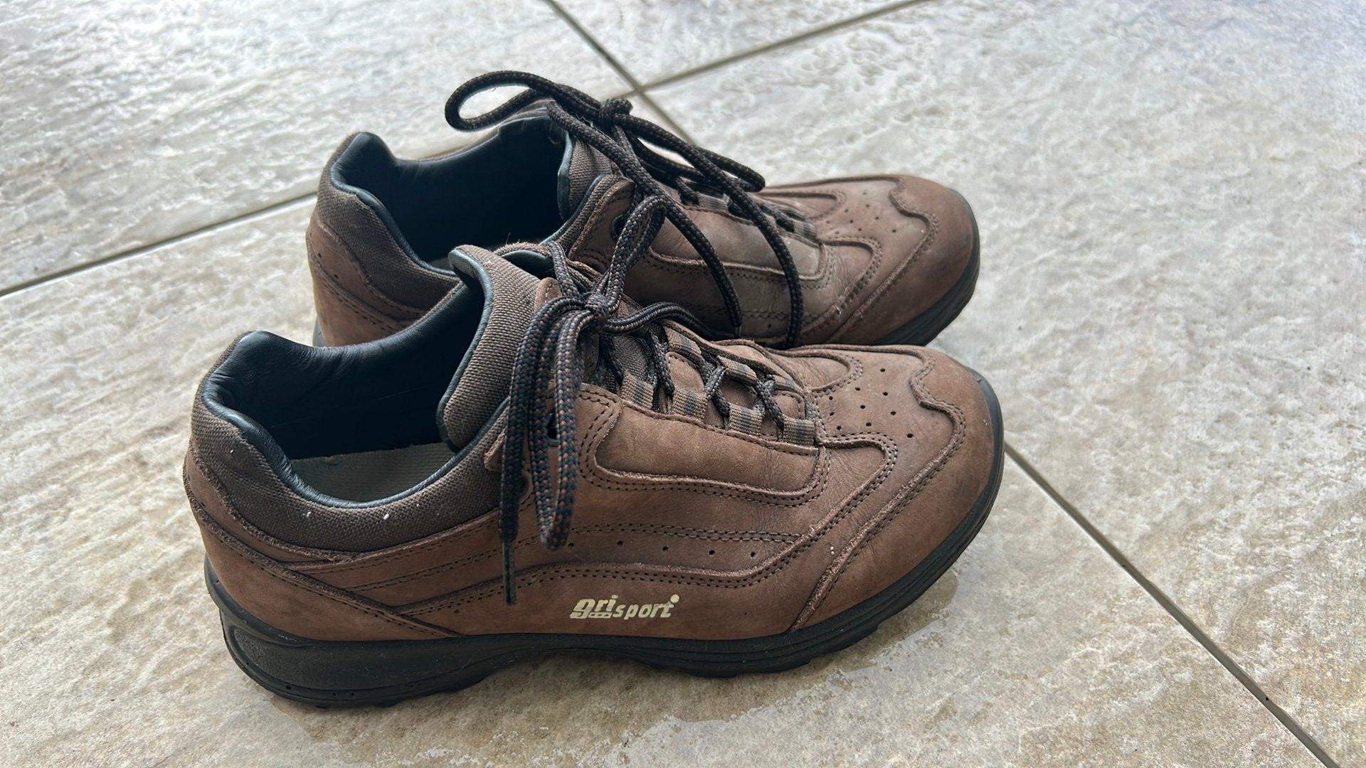 Bruine wandelschoenen, maat 40, Ophalen, Gedragen, Bruin, Wandelschoenen
