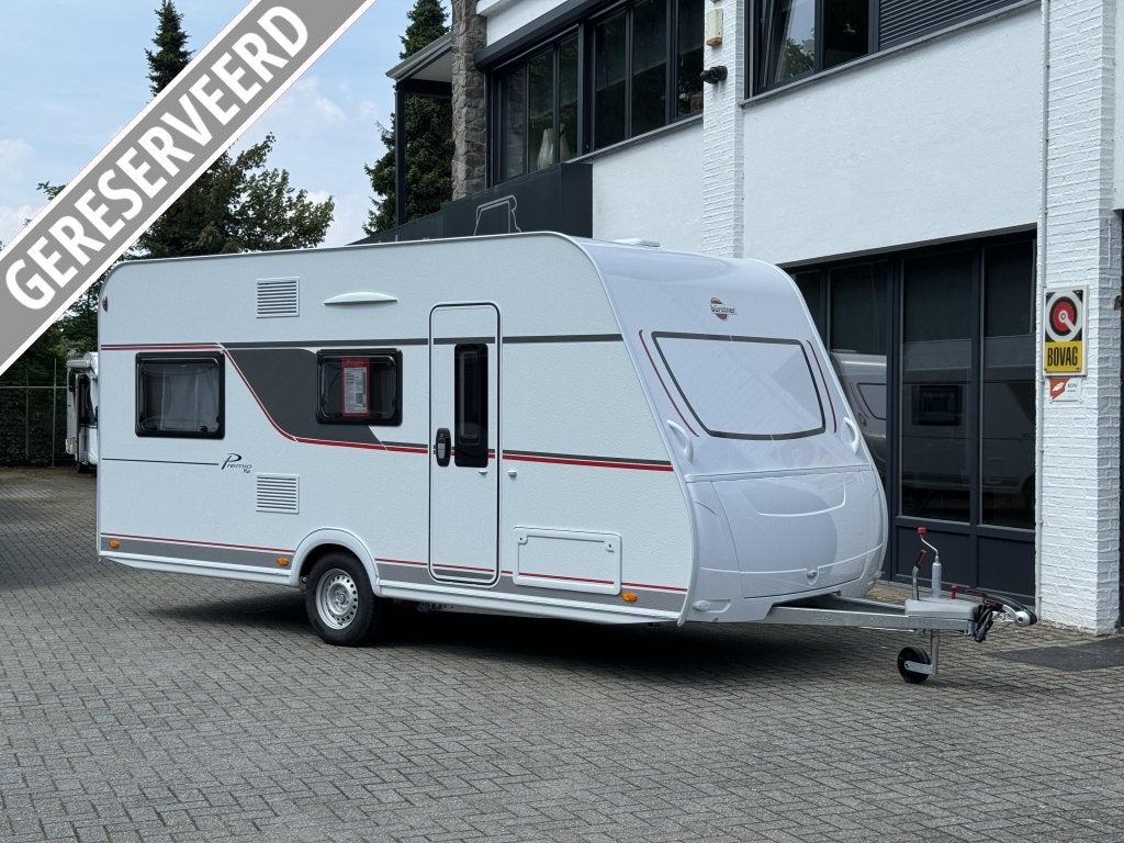 Bürstner Premio Plus 440 TK , GERESERVEERD !, Schokbreker, Rondzit, Dwars-stapelbed, Particulier