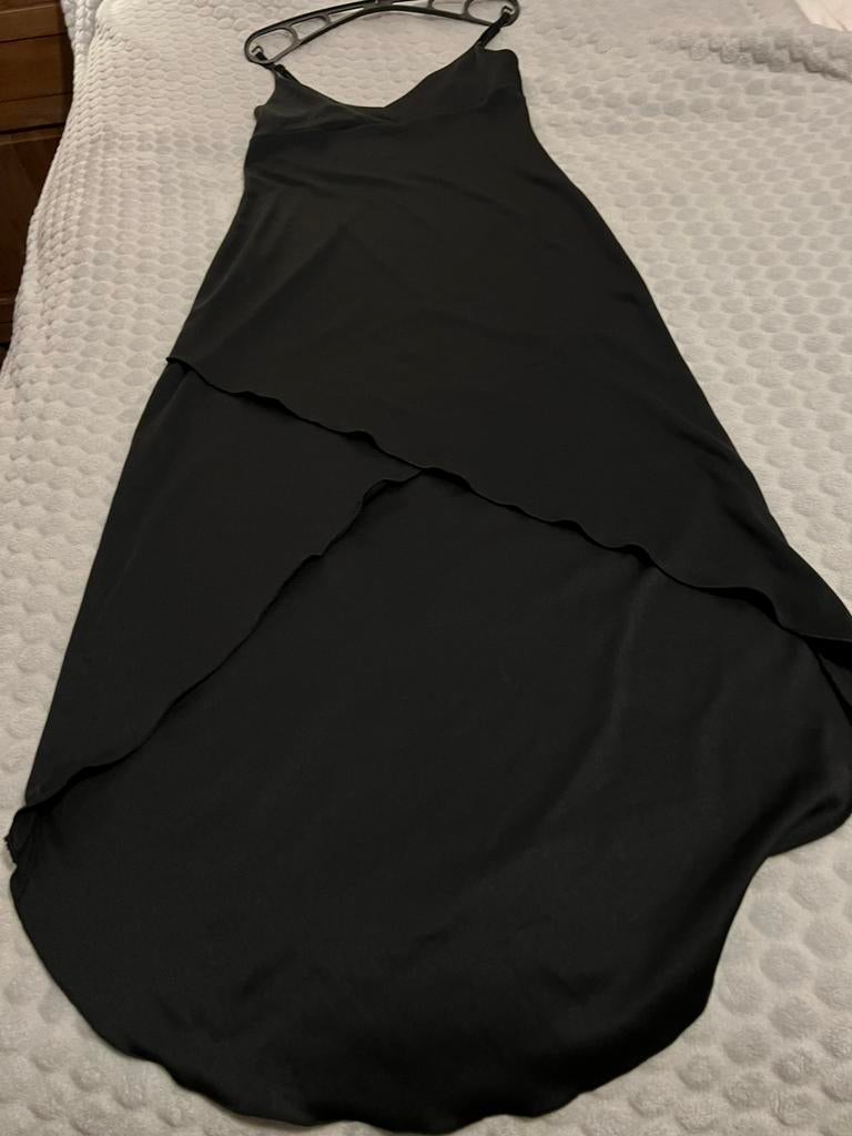 ZGAN Zwarte Lange Feest/ Diplomerings japon mt 38/40, Kleding | Dames, Maat 38/40 (M), Zwart, Ophalen of Verzenden, Zo goed als nieuw