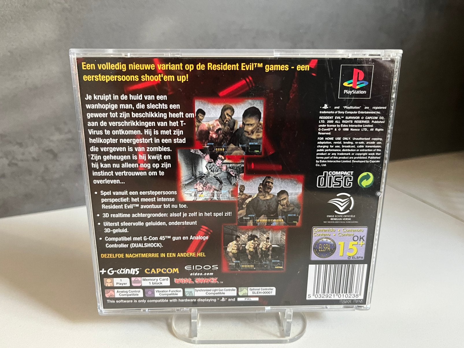 Resident Evil Survivor (PlayStation 1) - Zeer goede staat, Spelcomputers en Games, Games | Sony PlayStation 1, Shooter, Ophalen of Verzenden