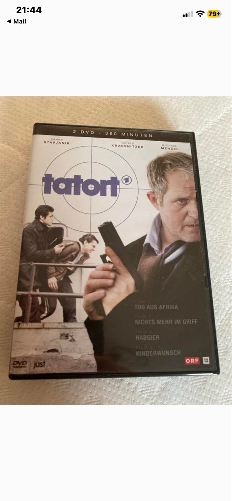 Tatort - 2 DVD Boxset (360 minuten), Gebruikt, Nederlands, Duits, Ophalen of Verzenden