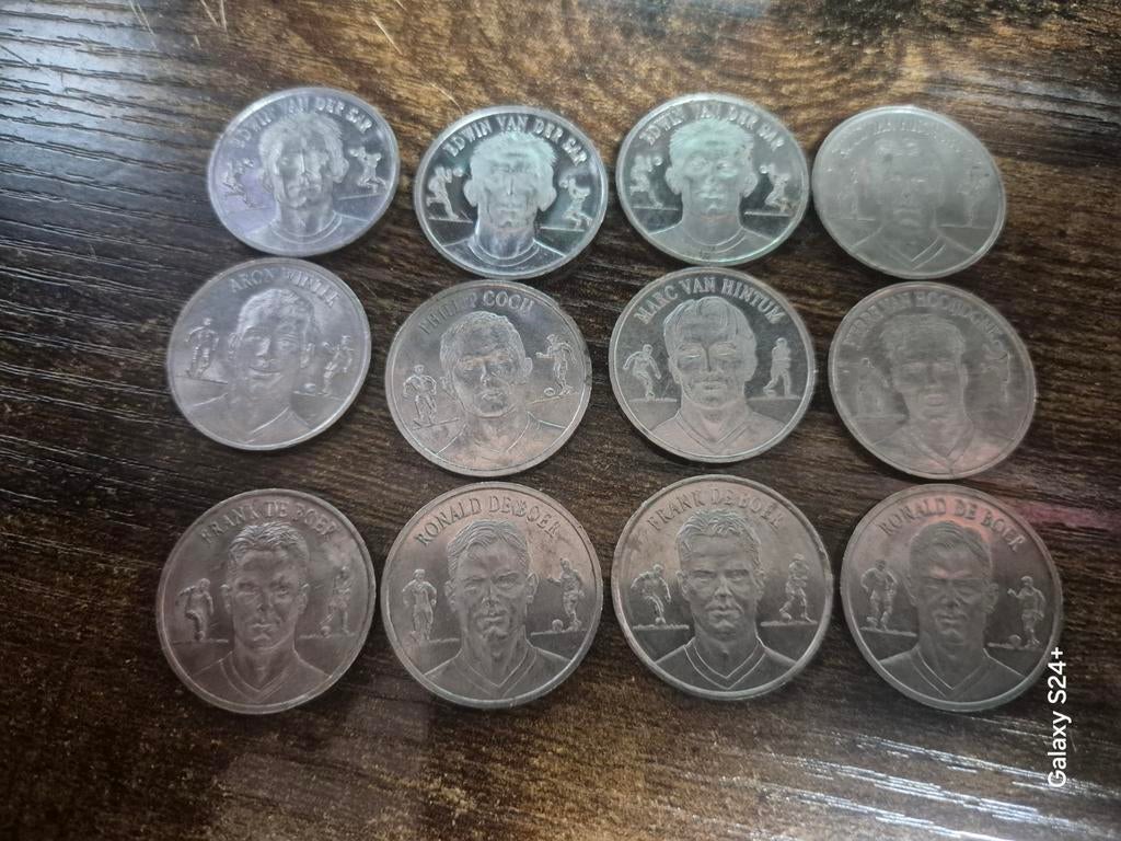 KNVB Oranje 2000 Munten Set - 12 stuks, Ophalen of Verzenden, Koningin Beatrix, Overige waardes, Setje