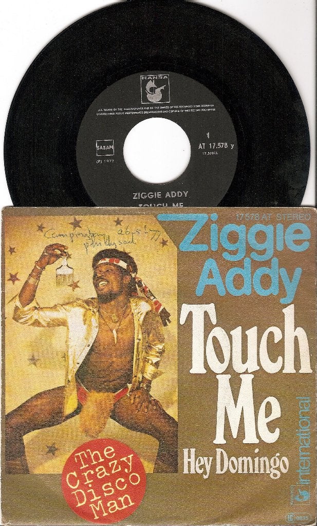 Ziggie addy - touch me, Ophalen of Verzenden, Gebruikt, 7 inch, Pop