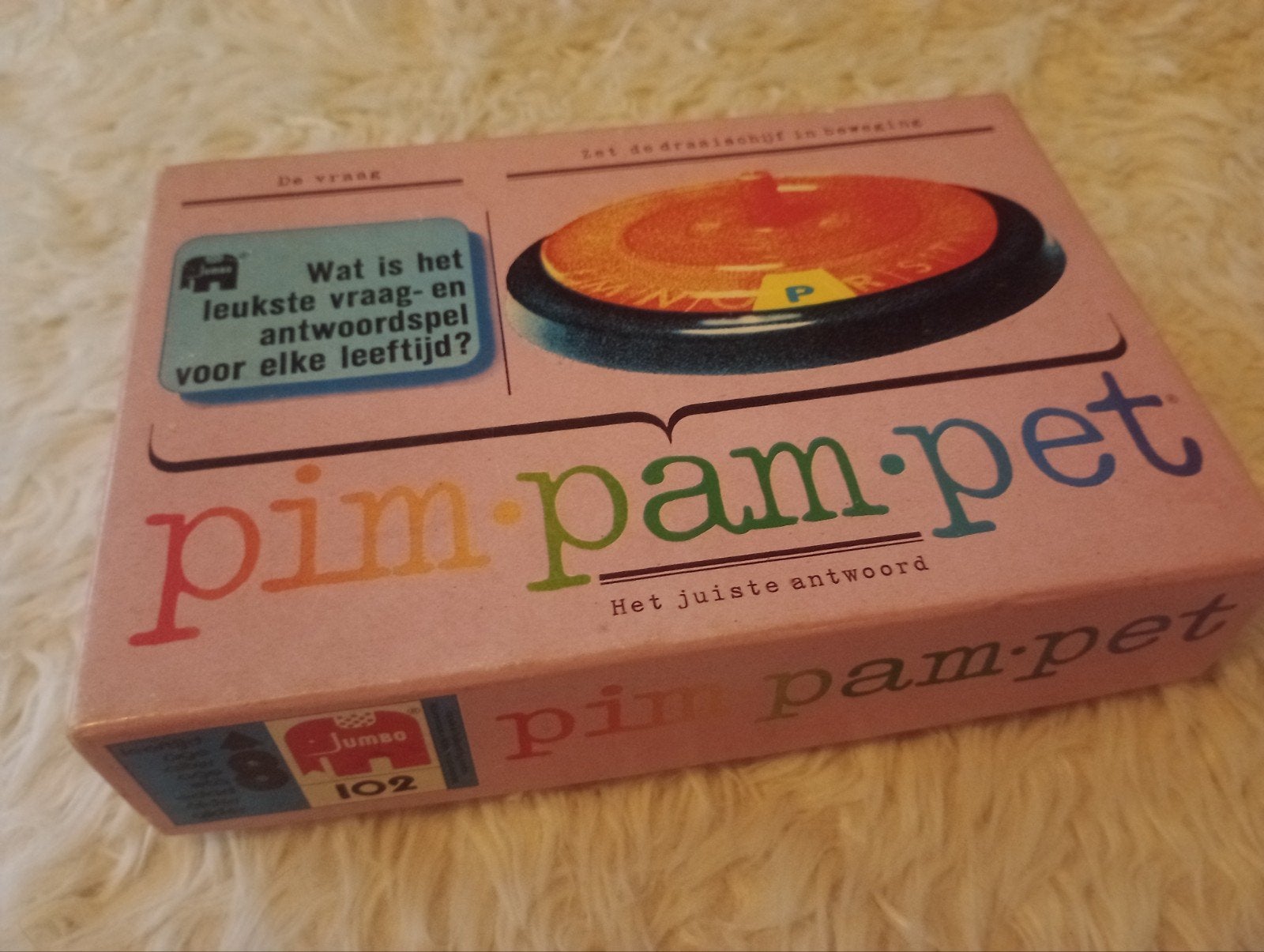 Pim Pam Pet - Het leukste vraag- en antwoordspel, Hobby en Vrije tijd, Gezelschapsspellen | Bordspellen, Ophalen of Verzenden