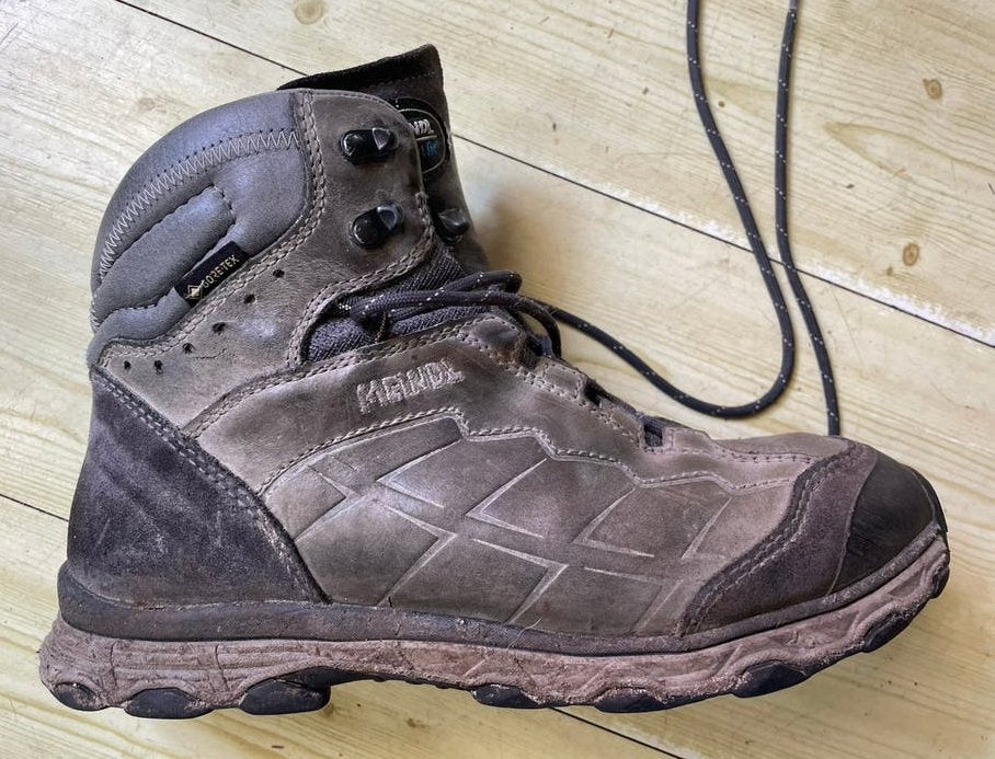 Meindl bruine leren wandelschoenen maat 39, Ophalen of Verzenden, Gebruikt, Schoenen