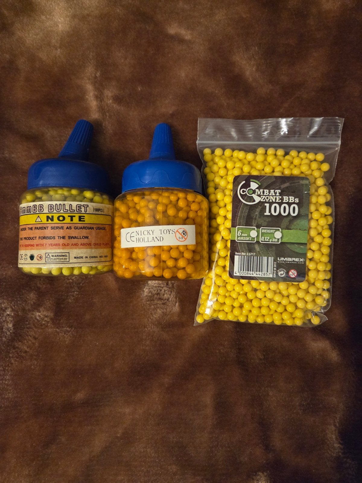Nieuwe Combat Zone BB's - 3000 Gele / Oranje Airsoft Kogels, Ophalen of Verzenden, Nieuw