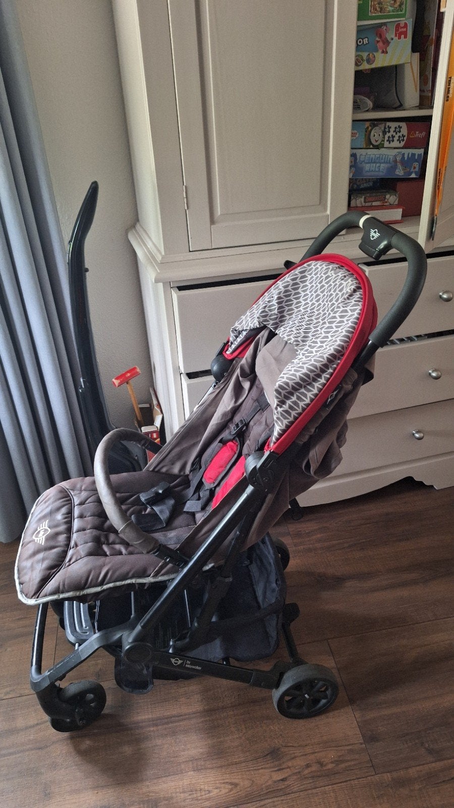MINI by Easywalker buggy kinderwagen inklapbaar, Ophalen of Verzenden, Gebruikt, Overige merken, Verstelbare rugleuning