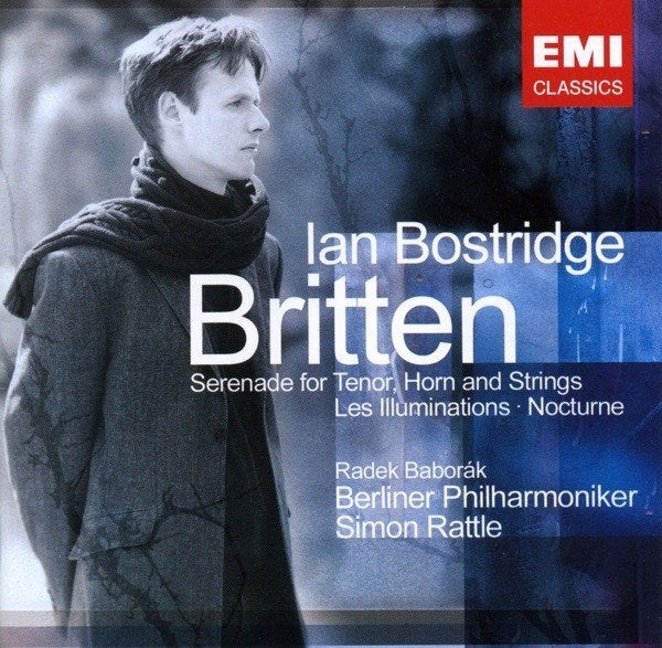 Britten Ian Bostridge Serenade For Tenor, Horn And Strings, Gebruikt, Ophalen of Verzenden, Romantiek, Orkest of Ballet