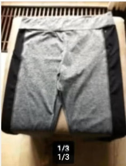 Dames elastische sportbroek mt XL grijs, Maat 46/48 (XL) of groter, Ophalen of Verzenden, Grijs, Fitness of Aerobics
