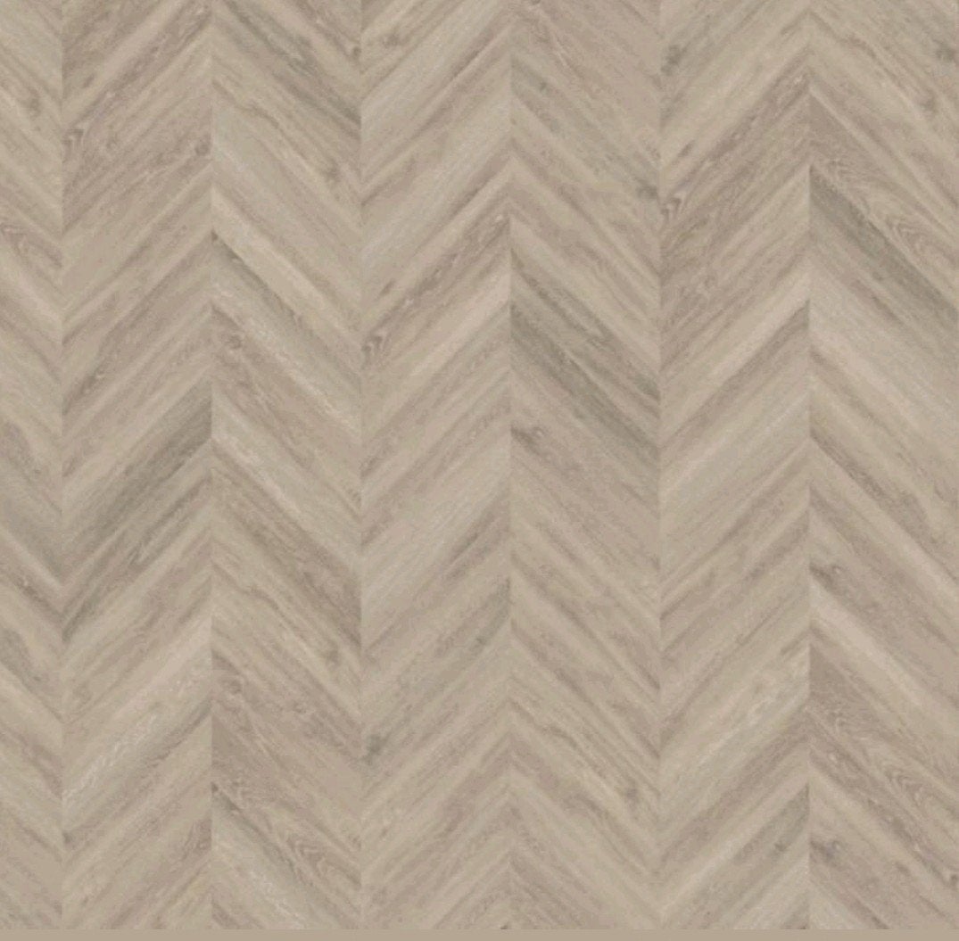 Pvc vloer MFlor Sardinia hongaarse punt - 57m2, Ophalen, 75 m² of meer, Grijs