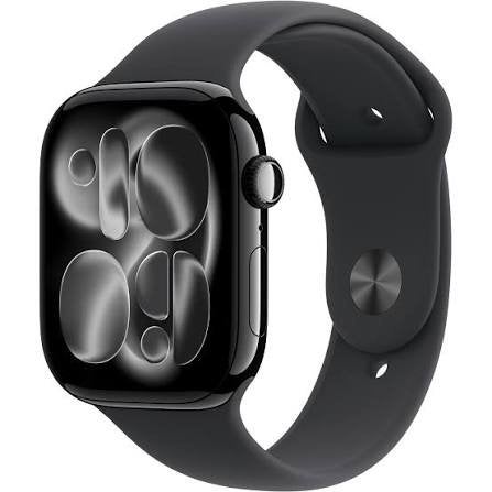 Apple watch series 11 zwart 42mm, Verzenden, Zo goed als nieuw, Overige accessoires