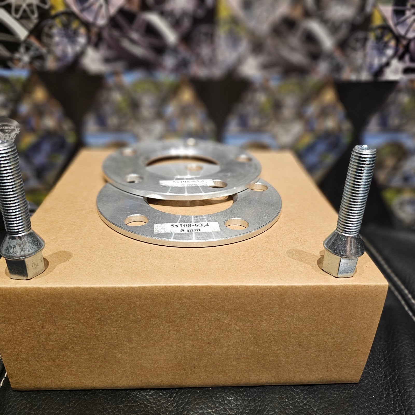 Spoorverbreders spacers Volvo  5x108 63,4 5mm, Ophalen of Verzenden
