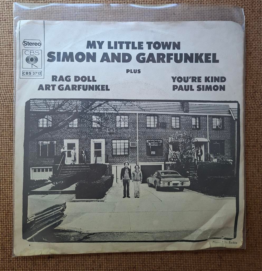 Simon and Garfunkel  - My little town - Single is TOP, Cd's en Dvd's, Vinyl Singles, Gebruikt, 7 inch, Single, Ophalen of Verzenden