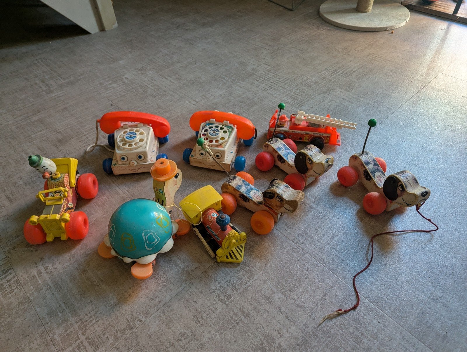 Vintage Fisher-Price Speelgoed Collectie, Ophalen of Verzenden, Gebruikt, Duw- of Trekspeelgoed, Met geluid