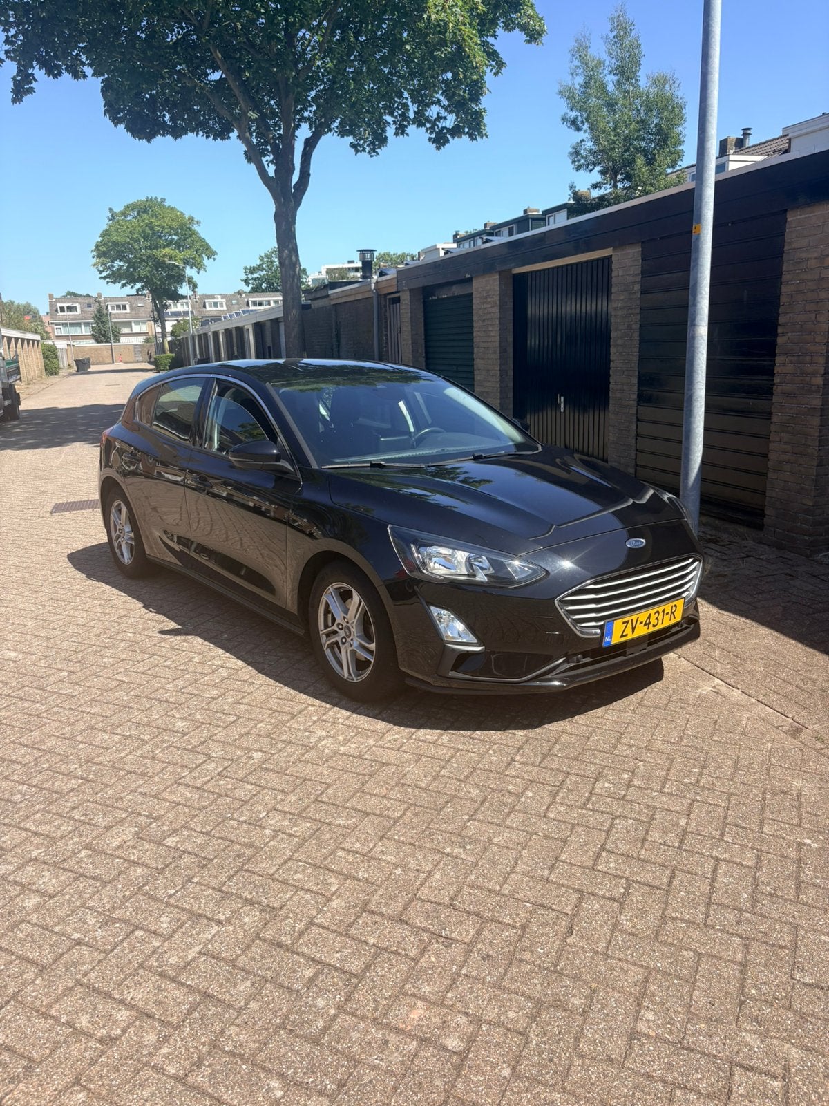 Ford Focus 1.0 Ecoboost 100pk 2019 Zwart, Auto's, Ford, 100 pk, Zwart, Origineel Nederlands, Particulier
