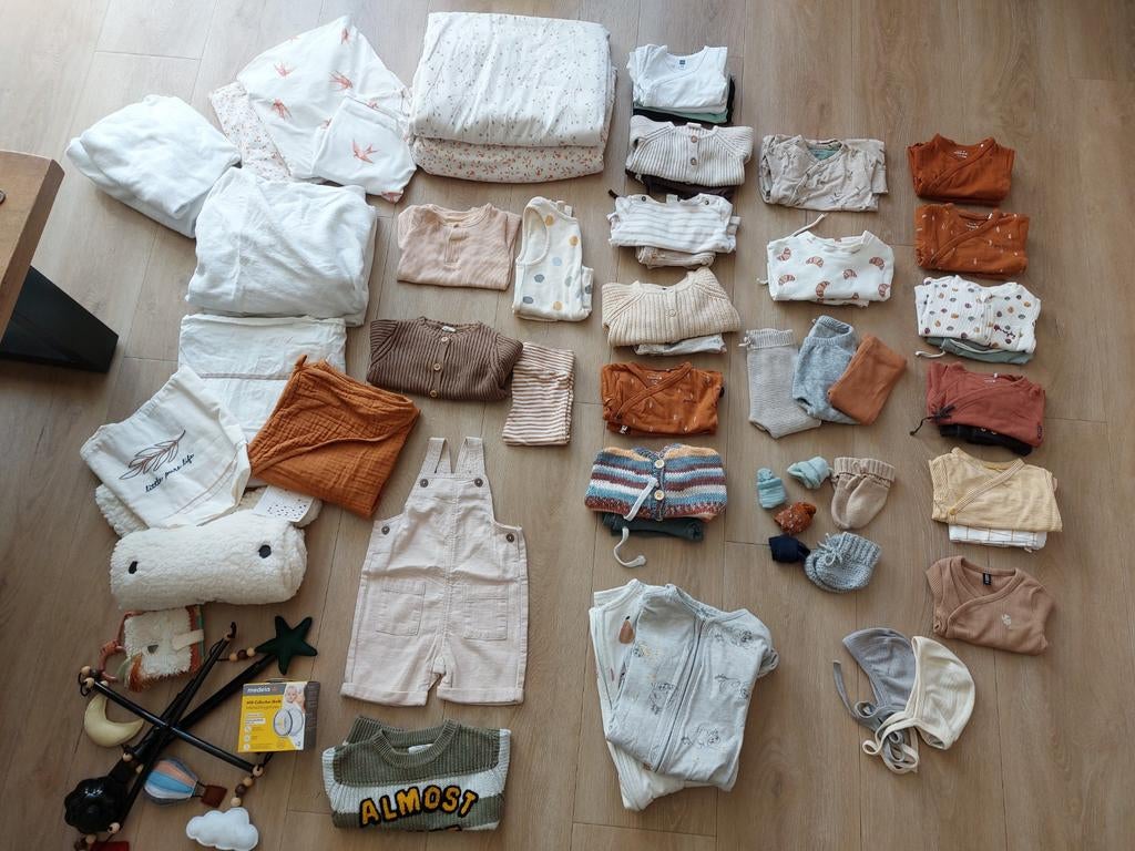 Kleding bundel pakket meisjes jongens 50/56/62/68, Ophalen of Verzenden, Zo goed als nieuw, Maat 62