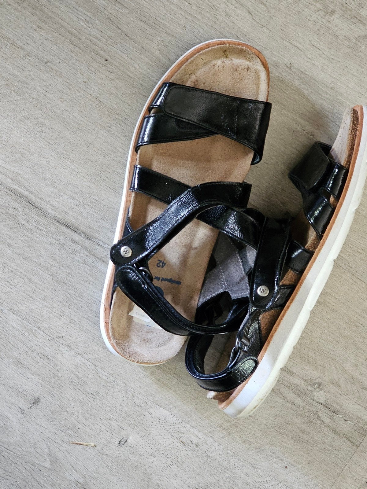 Wolky Minori 42 sandalen, Kleding | Dames, Schoenen, Wolky, Zwart, Zo goed als nieuw, Sandalen of Muiltjes