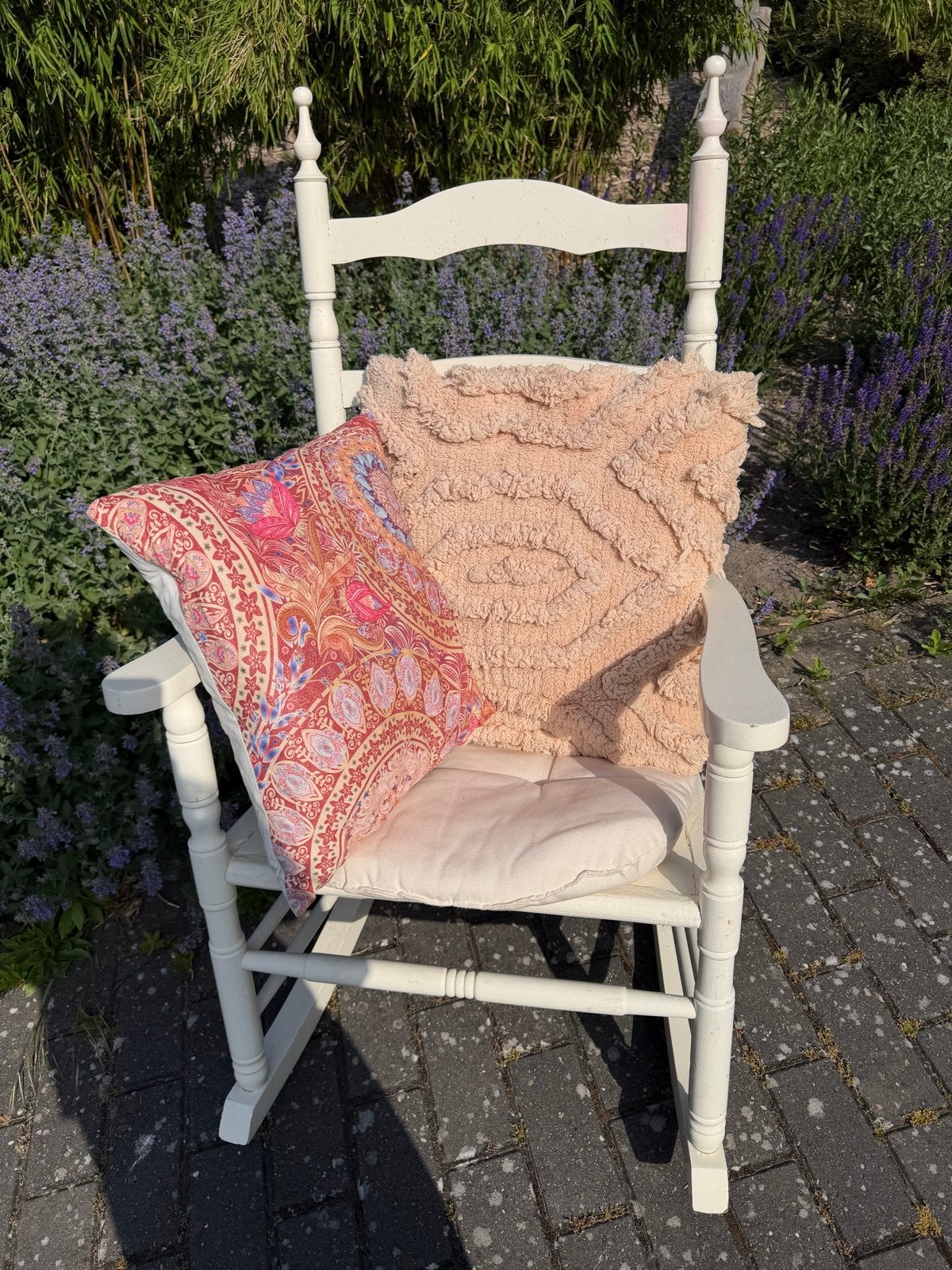 Witte Schommelstoel voor Baby- of Kinderkamer - gratis, Gebruikt, Wit, Ophalen of Verzenden, Eén