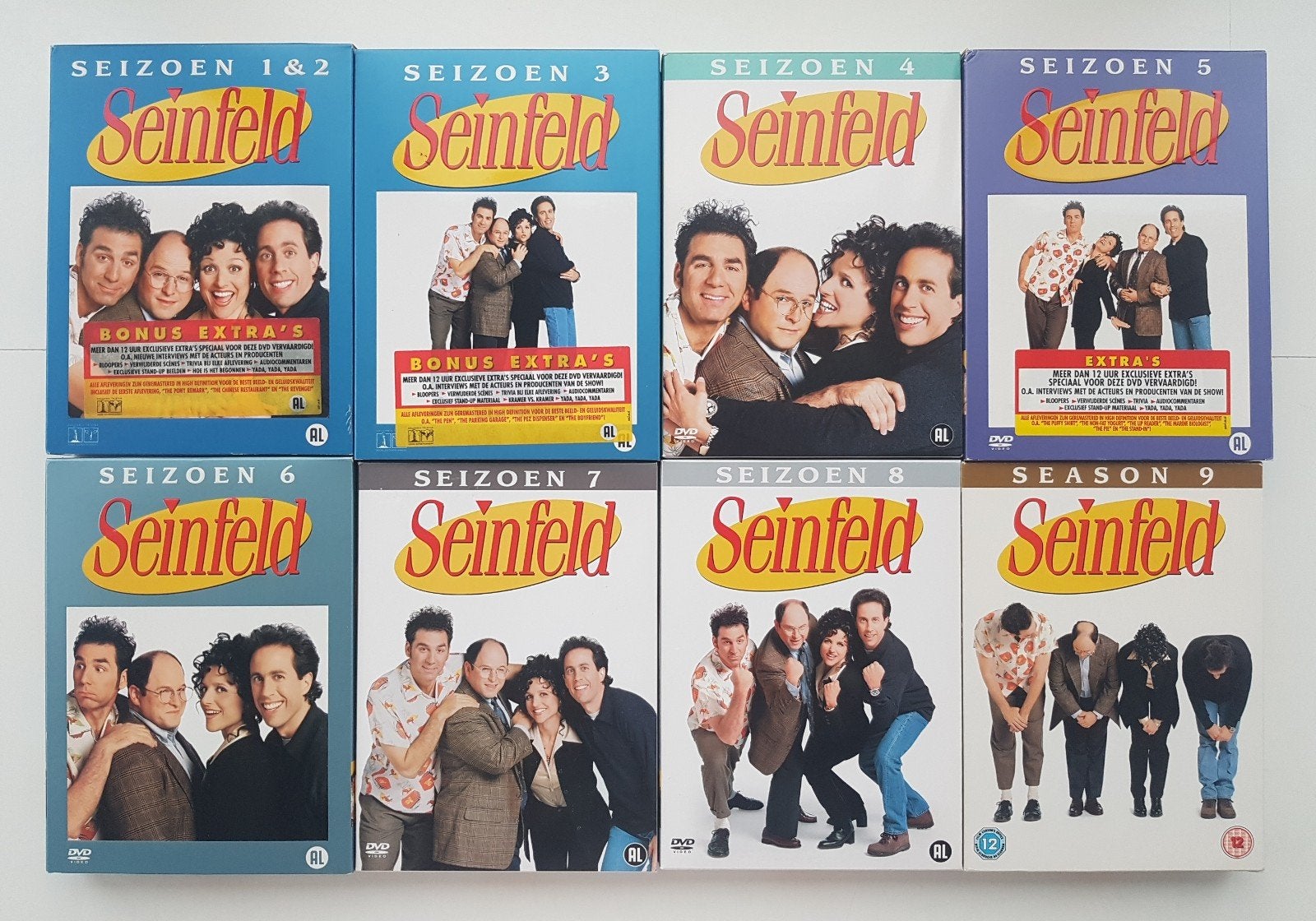 Seinfeld Seizoen 1 t/m 9 DVD box | De Complete, Cd's en Dvd's, Engels, Alle leeftijden, Nederlands, Ophalen of Verzenden
