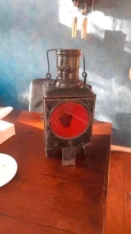 Vintage Spoorweglamp - Sein Lantaarn uit 1978, Ophalen of Verzenden