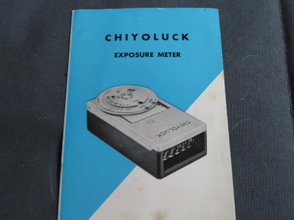 Belichtings meter Chiyoluck  gebruiksaanwijzing, Ophalen of Verzenden, 1960 tot 1980, Overige typen