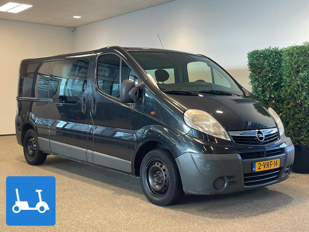 Opel Vivaro L2H1 Dubbele Cabine (MARGE) Incl. Kofferbaklift, Zwart, 4 cilinders, Zwart, Bedrijf