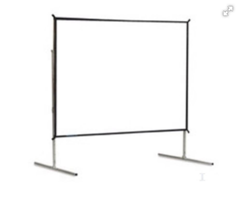 Projecta fast fold scherm 305x230cm, Audio, Tv en Foto, Projectieschermen, Gebruikt, Ophalen