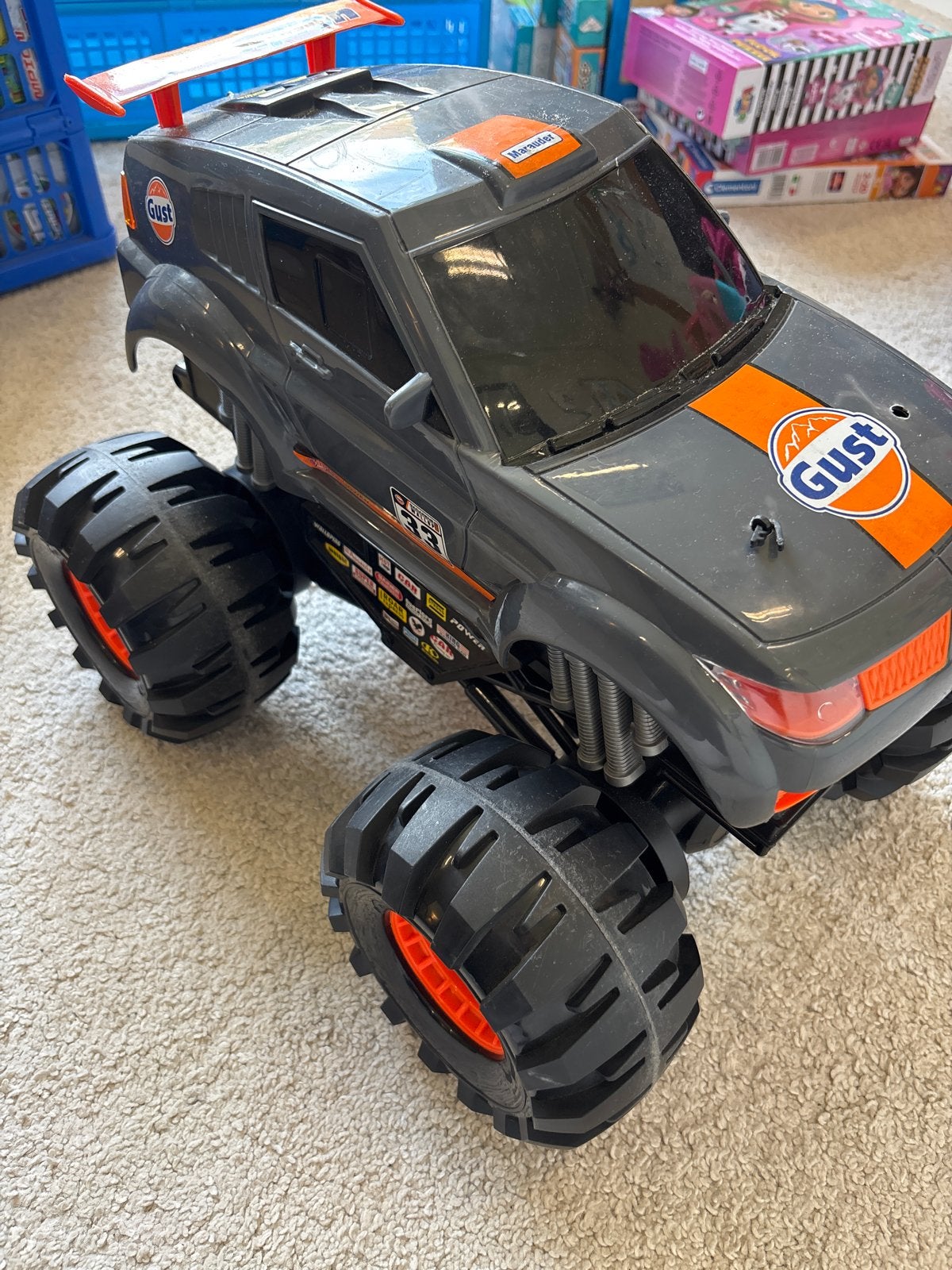 Grote Monster Truck, Ophalen, Gebruikt