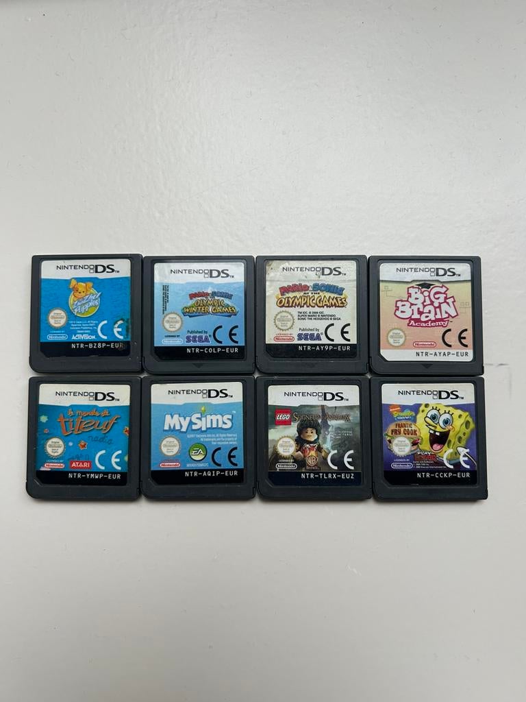Nintendo DS spellen bundel 8 games origineel & werkend, Spelcomputers en Games, Games | Nintendo DS, Zo goed als nieuw, Overige genres