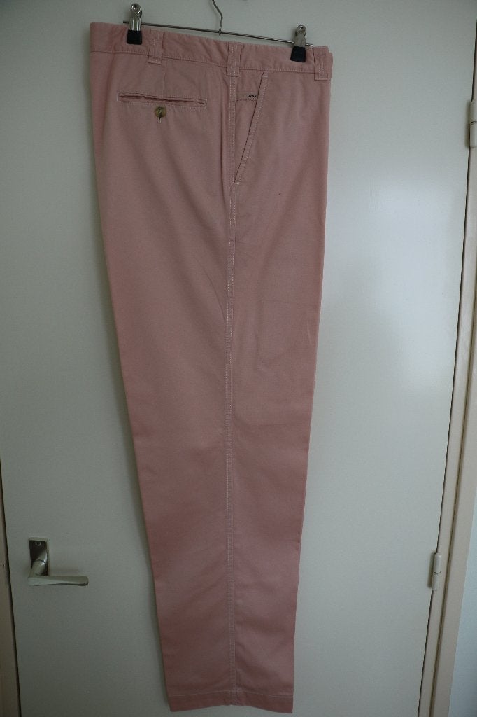 Brax Feel Good Heren Broek Maat 52 Zalmroze, Maat 52/54 (L), Ophalen of Verzenden, Zo goed als nieuw, Roze