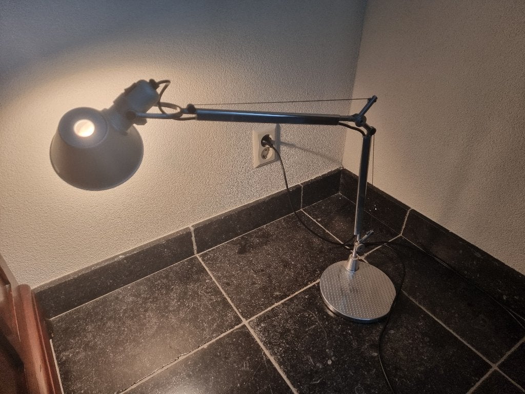 Tafel-/bureaulamp Artemide Tolomeo, Bureaulamp, Nieuw, Grijs, 100 cm