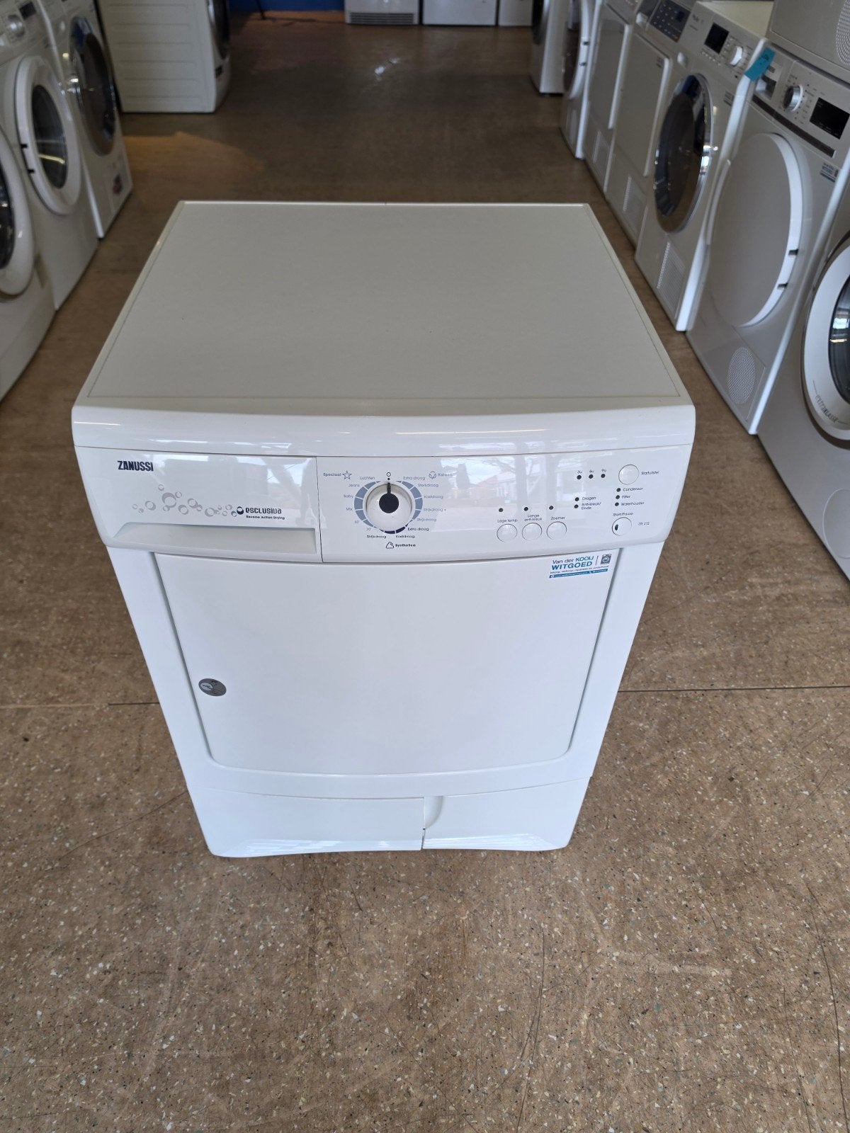Zanussi Exclusiva condensdroger | 7 kilo | Gratis thuis 🚚✅️, Jirnsum, 6 tot 8 kg, Anti-kreukfase, Ophalen of Verzenden