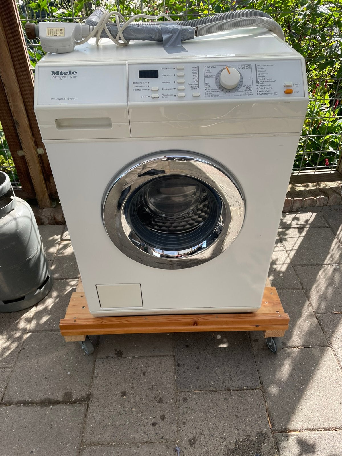 Miele wasmachine W487, Witgoed en Apparatuur, Wasmachines, Ophalen, Gebruikt, Voorlader