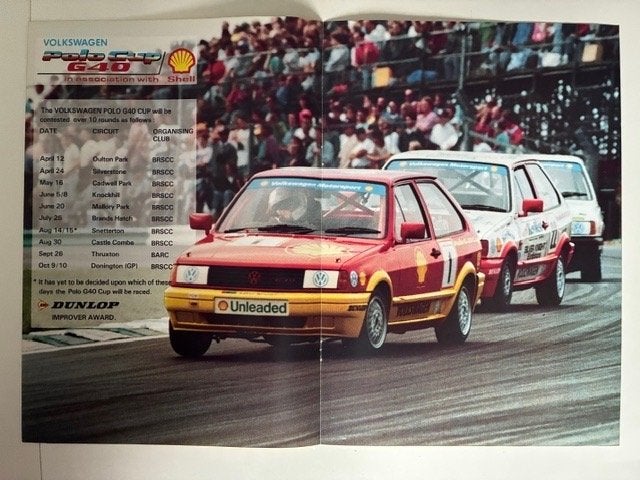 Poster Volkswagen Polo Cup G40, Ophalen of Verzenden, Gebruikt, Auto's