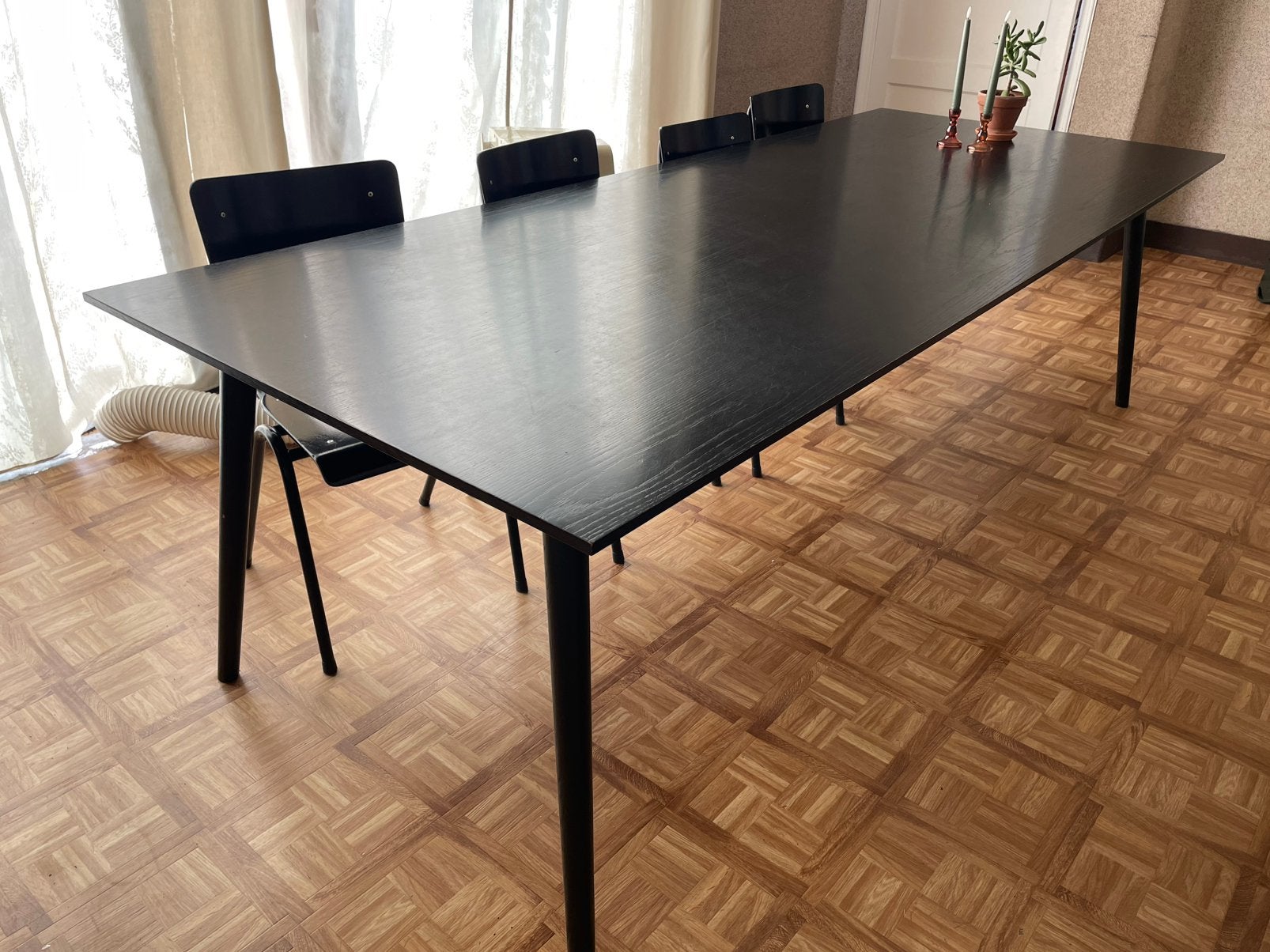 &tradition eettafel, Huis en Inrichting, Tafels | Eettafels, Ophalen, Gebruikt, 200 cm of meer, 50 tot 100 cm