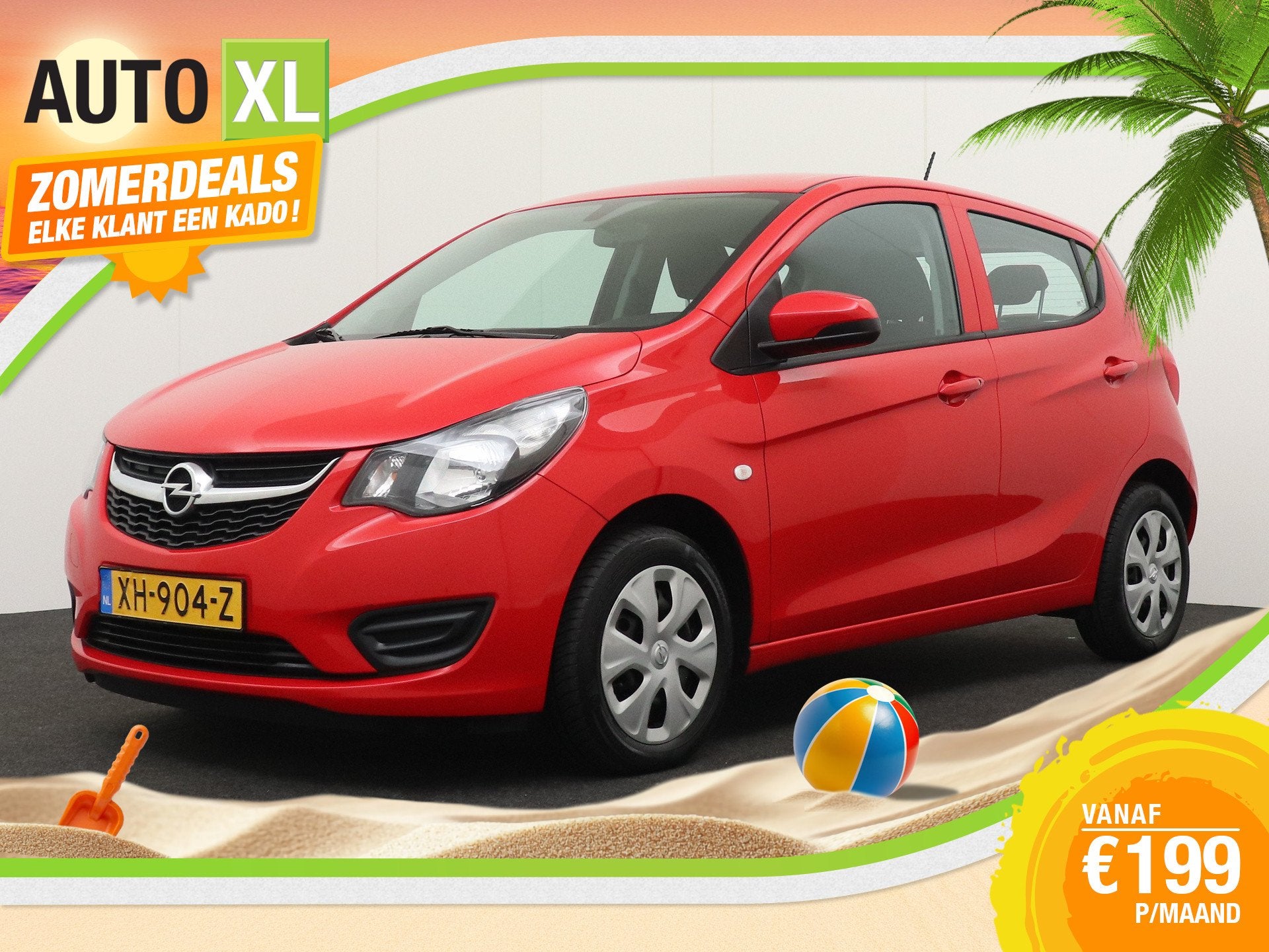 Opel KARL 1.0 75 PK Edition Multimedia Bluetooth Cruise Cont, Voorwielaandrijving, 839 kg, Stof, Gebruikt
