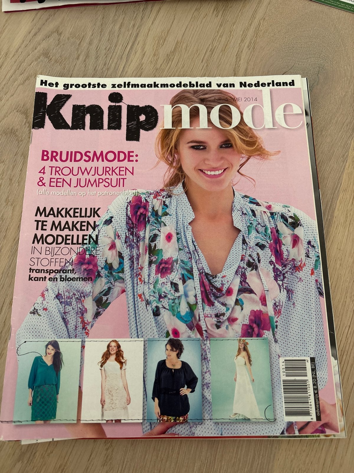 Knipmode Mei 2014 - Bruidsmode & Máxima's Mode, Ophalen of Verzenden, Zo goed als nieuw, Damesbladen