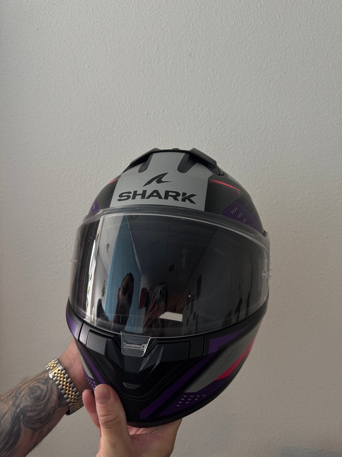 Motorhelm Shark, Ophalen of Verzenden, Tweedehands, Integraalhelm, Shark
